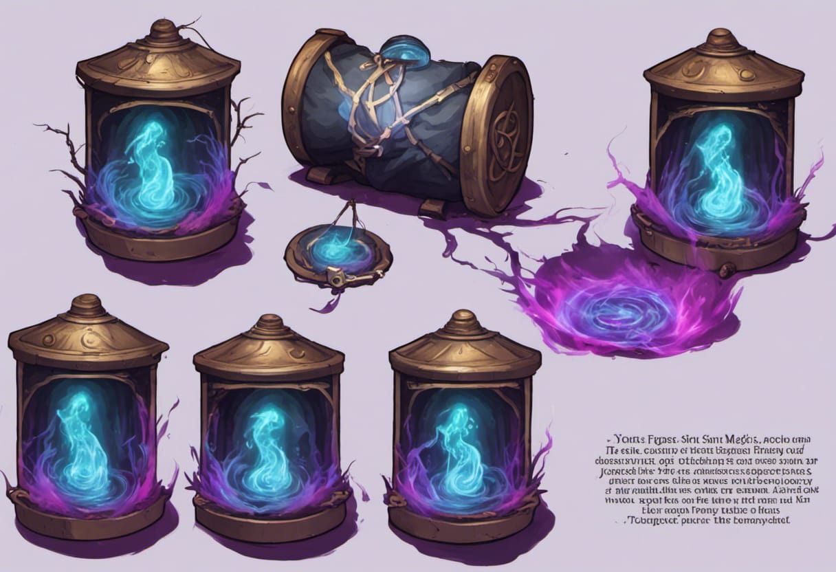 Arcane Entrapment: Cursed Soul in Fantasy Trap