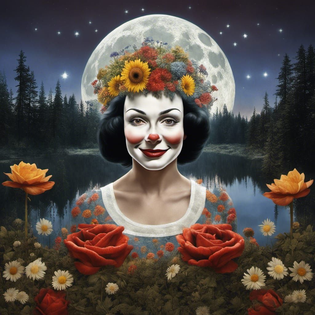 Double Exposure - Snowwhite meets Jason voorhees