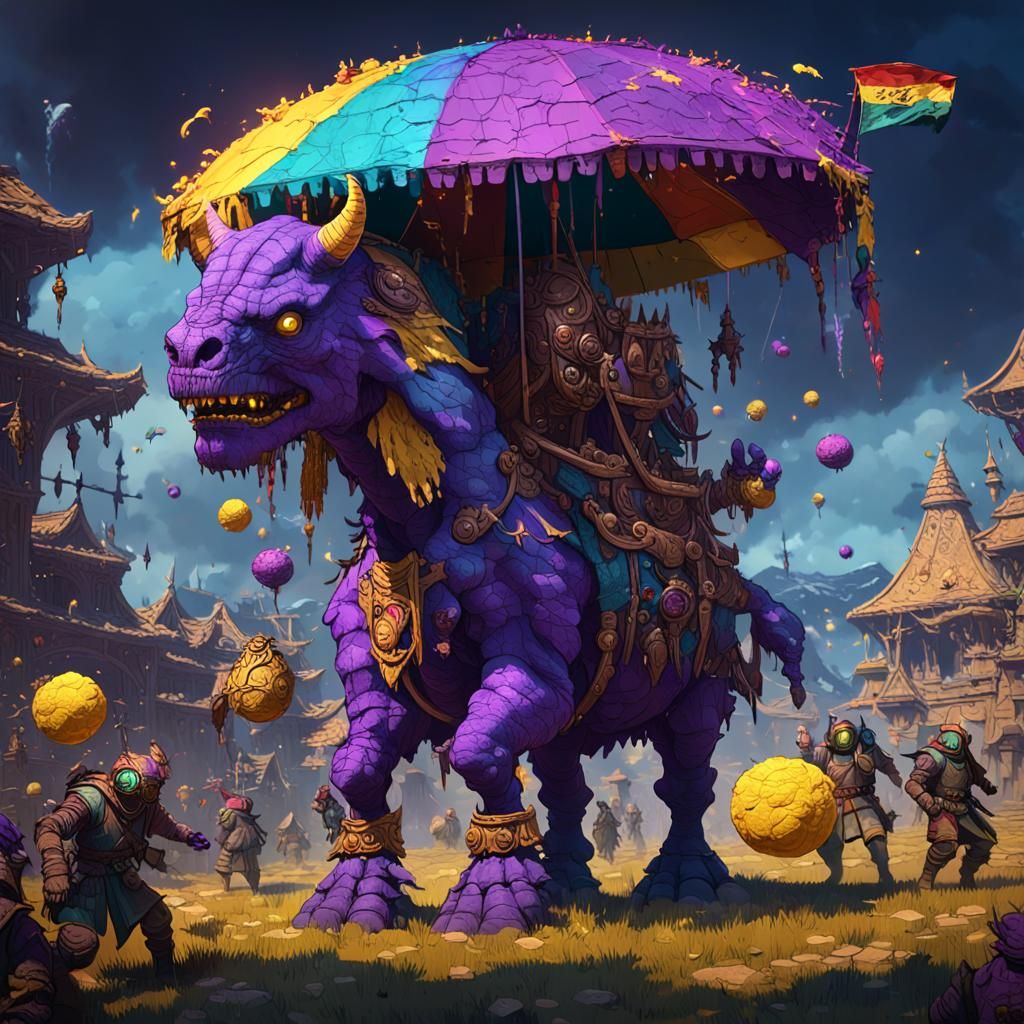 Pinata Goes to War: Dark Fantasy Concept Art