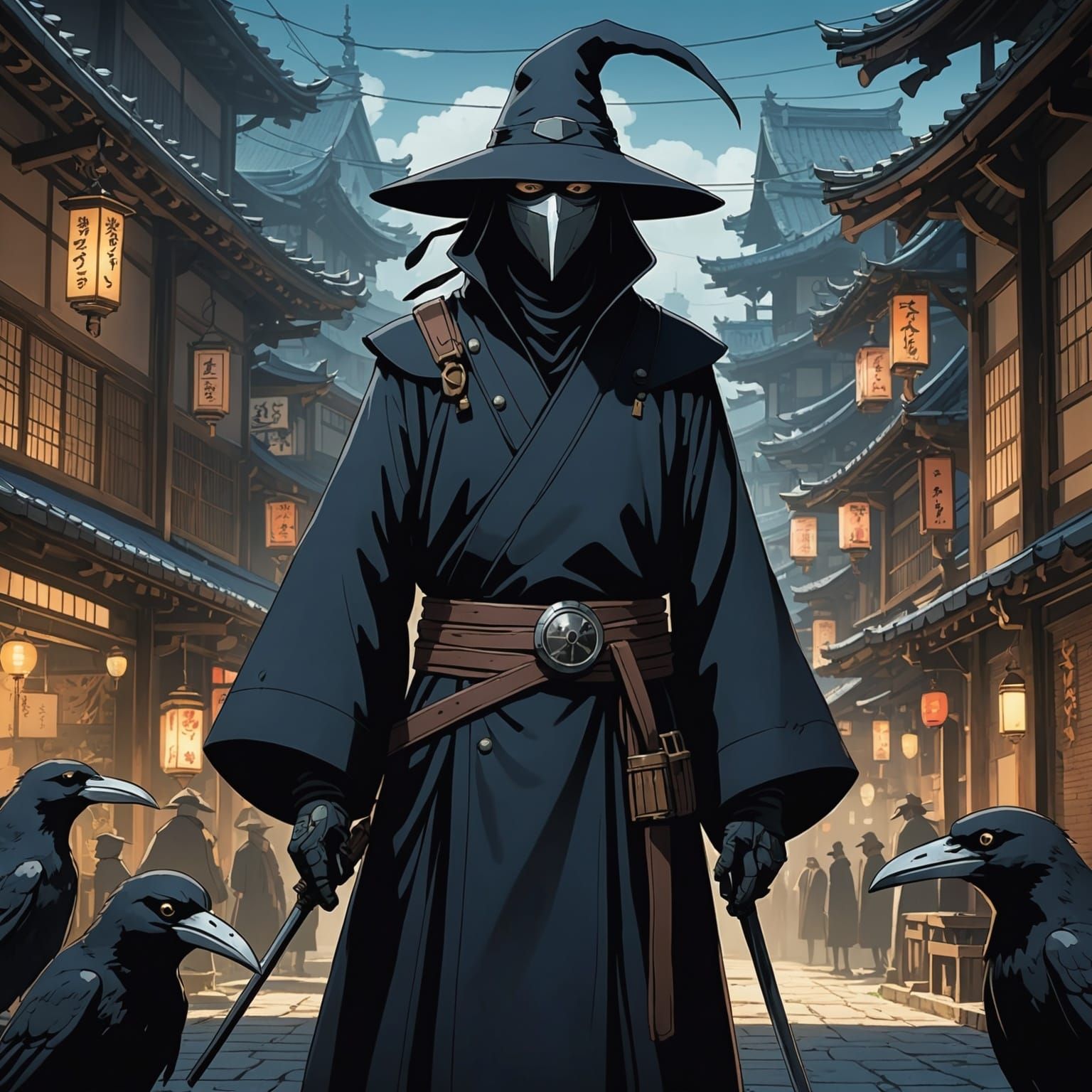 Ninja Plague Doctor in Japan: Studio Ghibli Anime