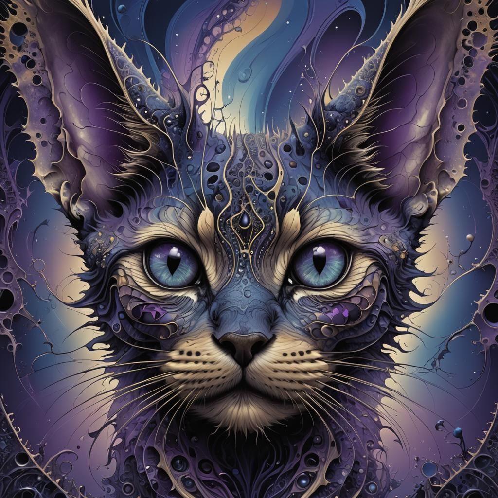 Fractal Kitten: Mandelbrot Set Art