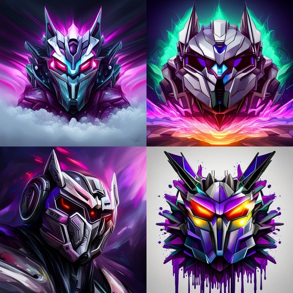 Symbiotic Decepticon octane rendering, Behance HD, 8k resolu...