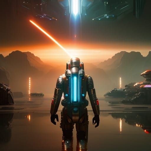 Galactic Explorer Discovers Alien Ship in Space