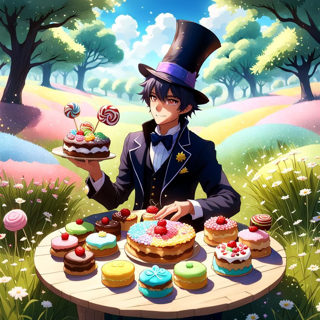 Candy-filled meadow...