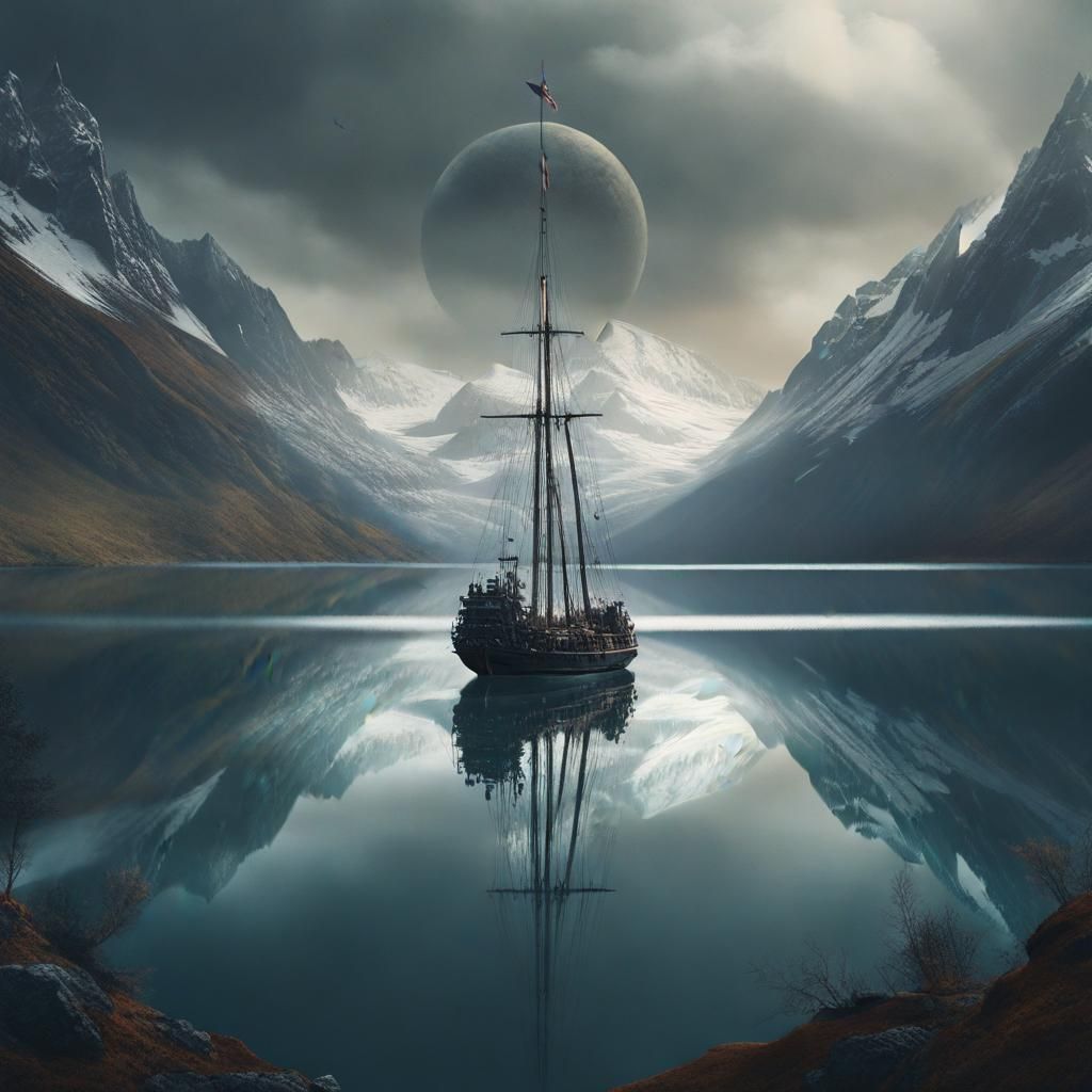 Dramatic Logo Concept as Digital Matte Painting