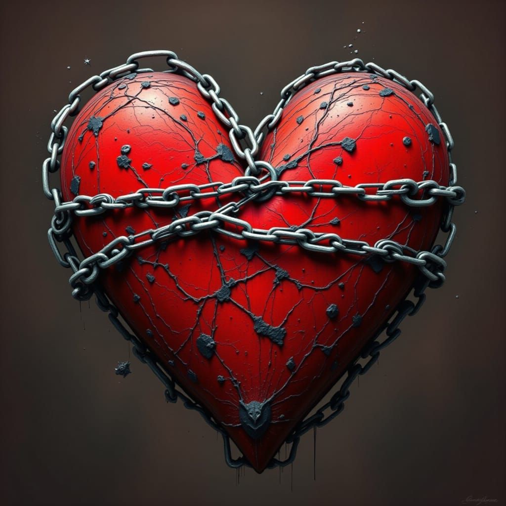 Heart Unchained: Symbol of Freedom and Hope