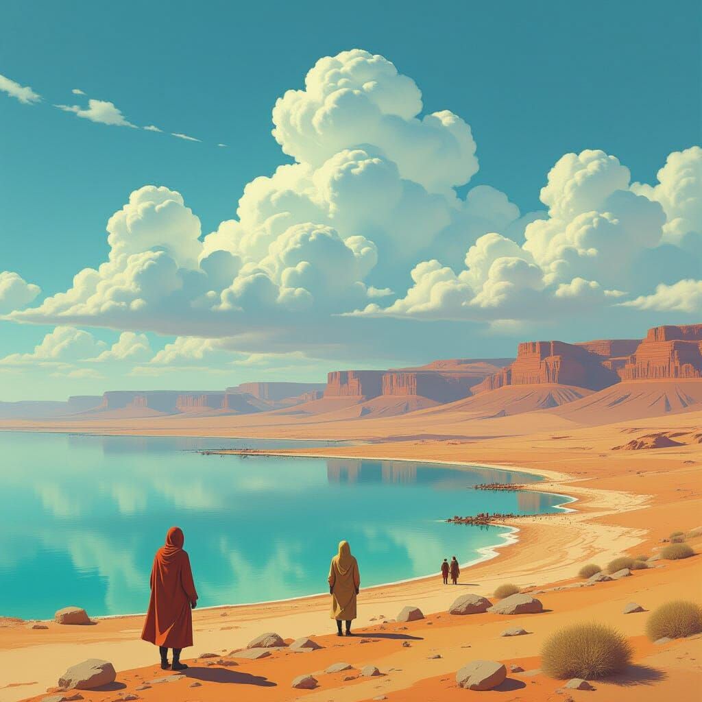 Surreal Wasteland Meets Dead Sea