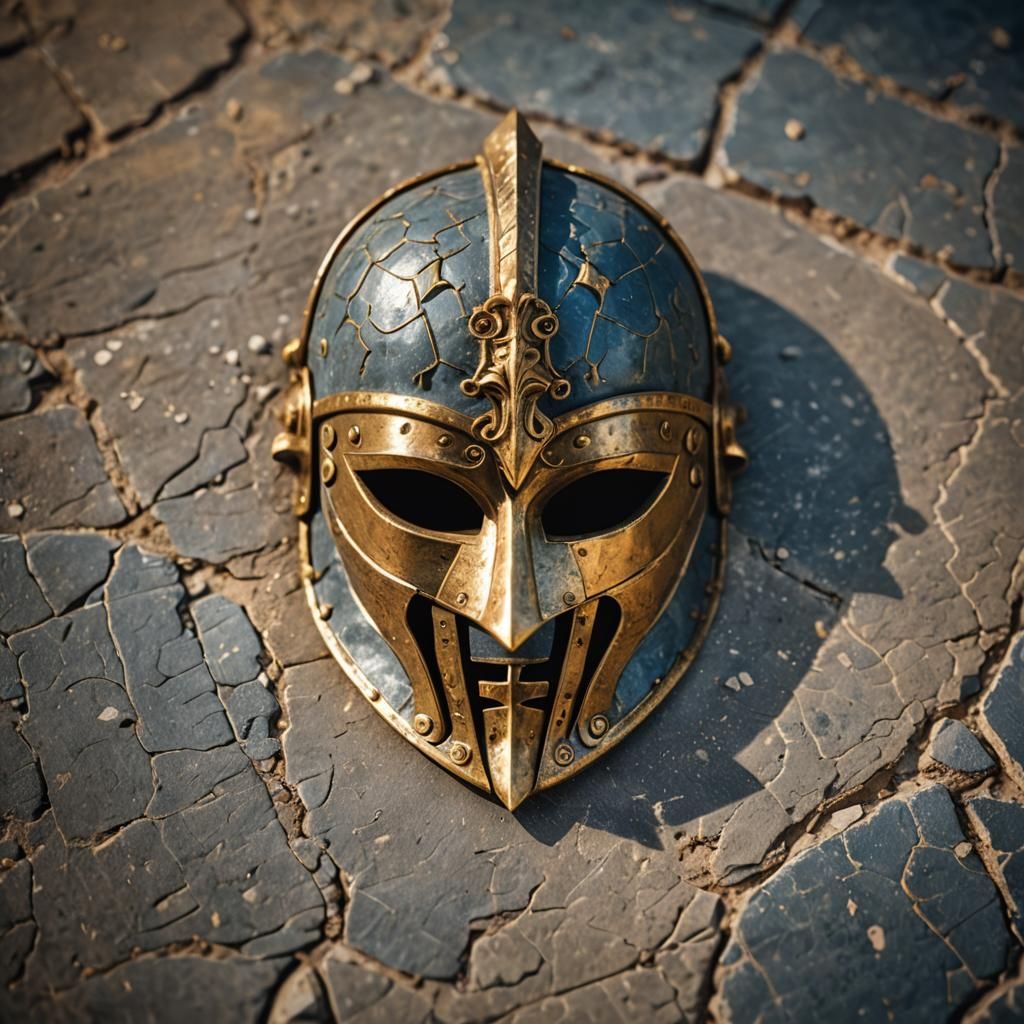 Golden Knight's Mask Macro: Ancient Artifact