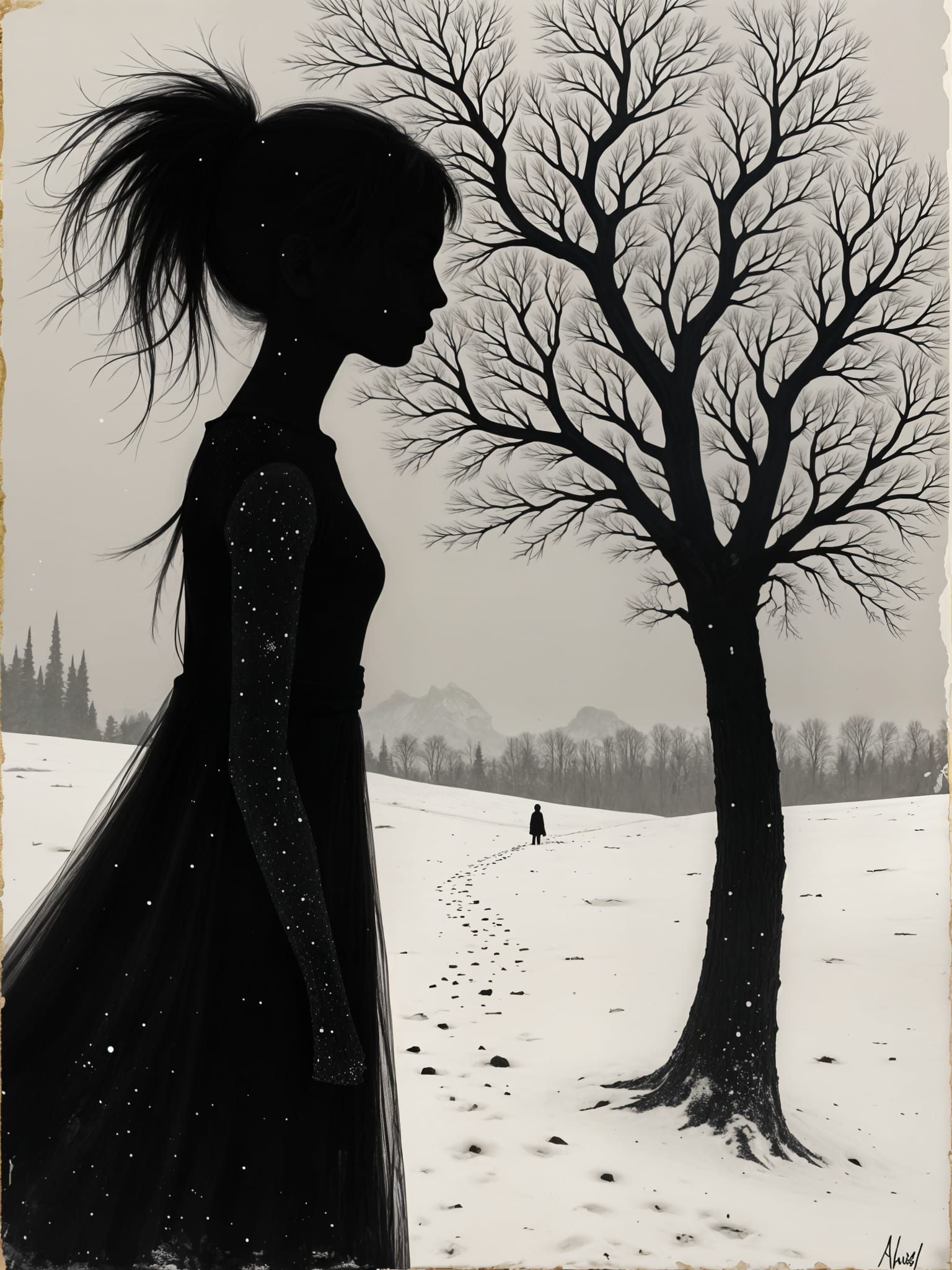 Hesitation in Black and White