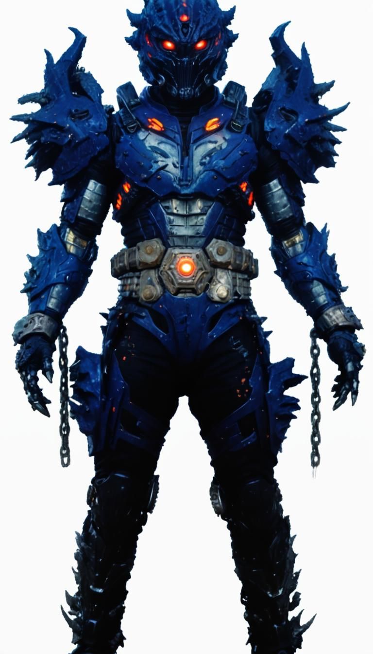 Kamen Rider Monster Unleashed in Dark Cityscape