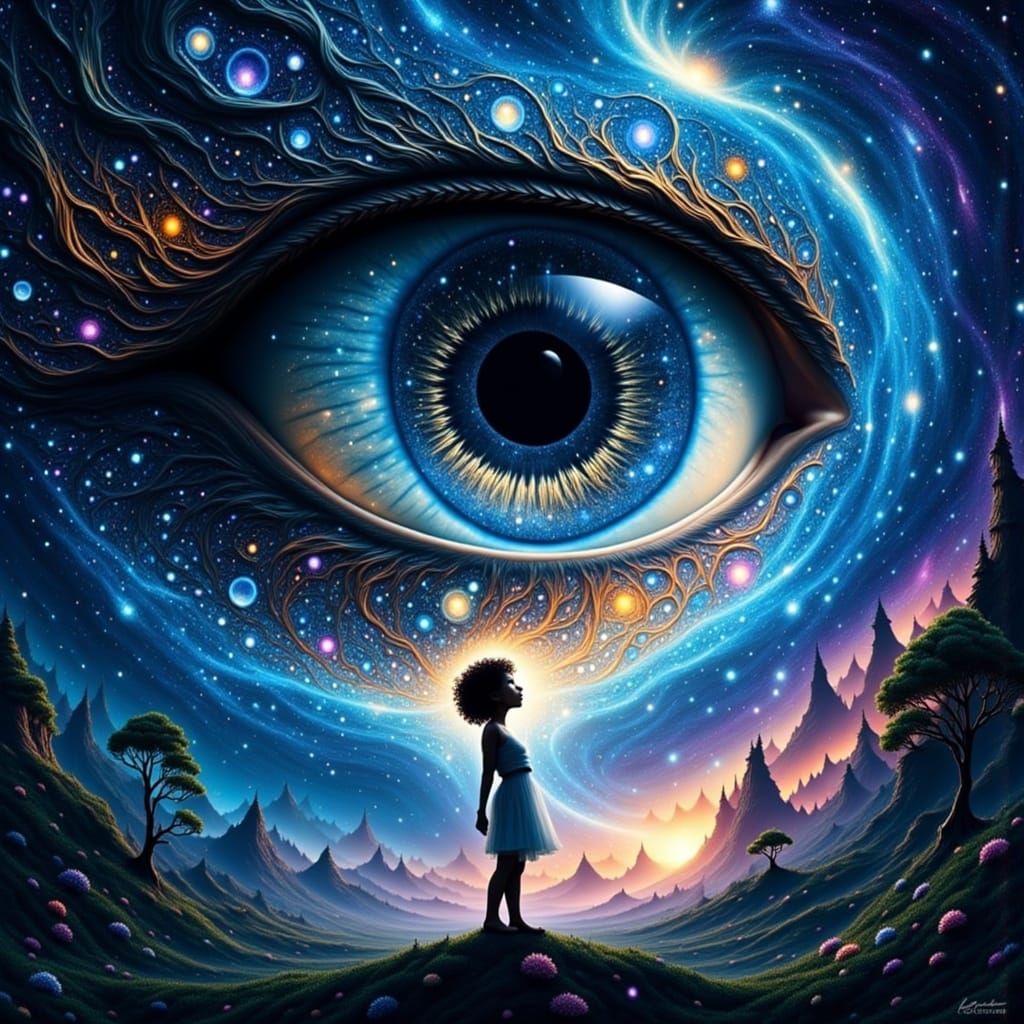 Cosmic Eye Weeps for Lost Innocence