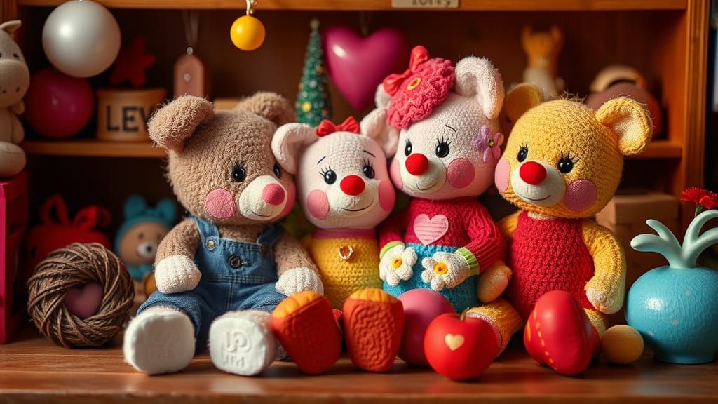 AI Generated Image of Toys