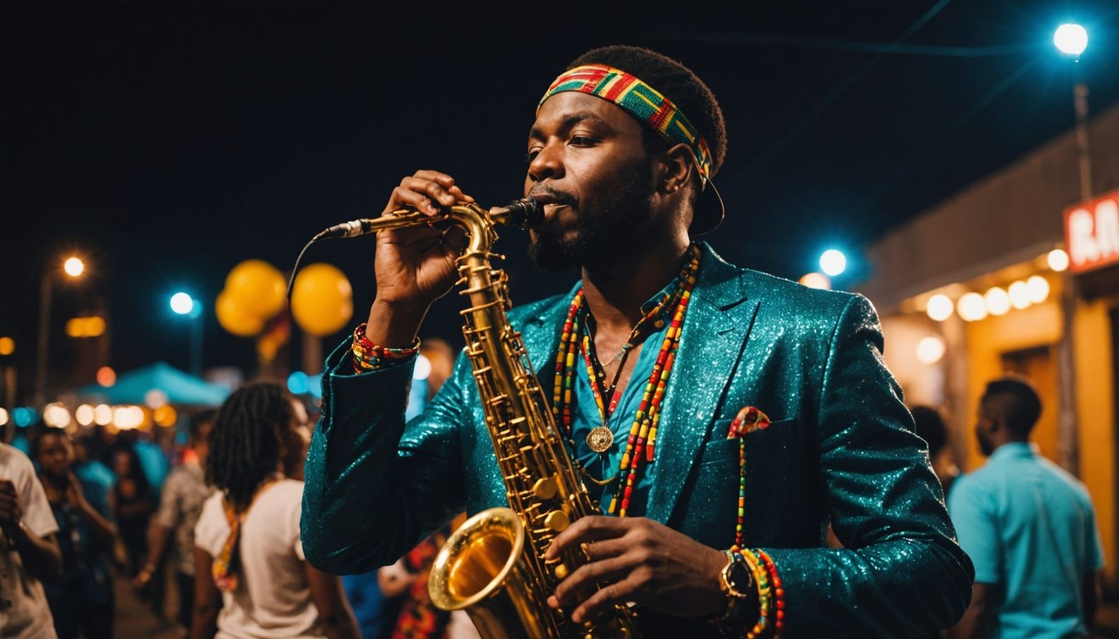 Tribal Afrobeat Dance in Natural Lighting