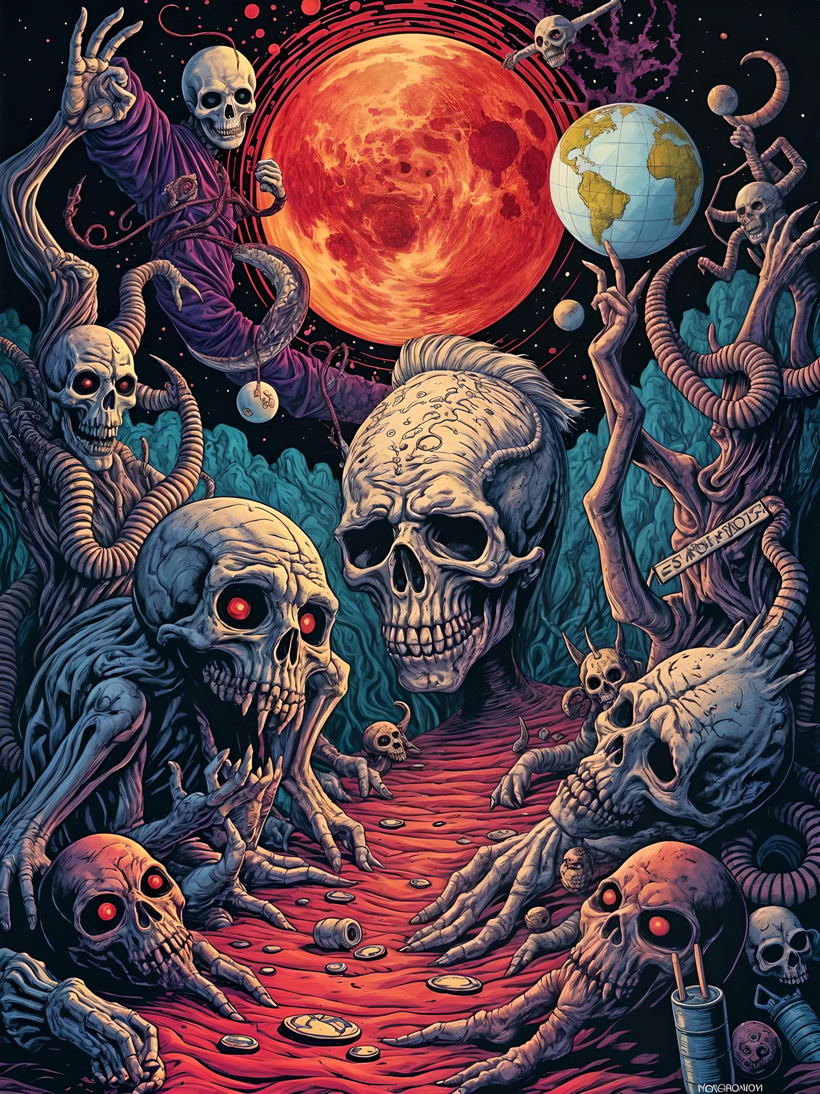 Creepy Surreal Comic Art in High Definition