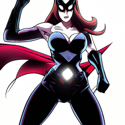 Wonder Woman Black Widow Hybrid Superhero