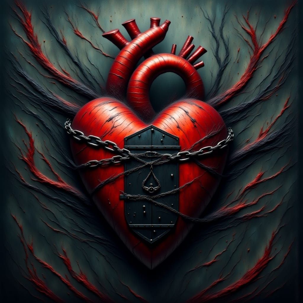 Heart with Iron Door: Emotional Realism