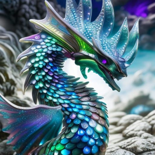 Sea Crystal Dragon