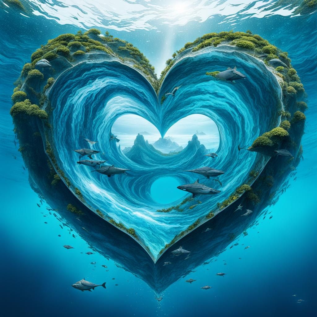 Infinite Love: A Surreal Water World