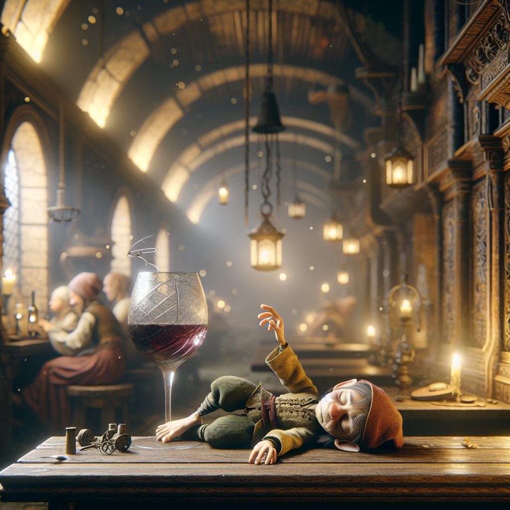 Gnomes…..notoriously bad at holding their liquor 😁