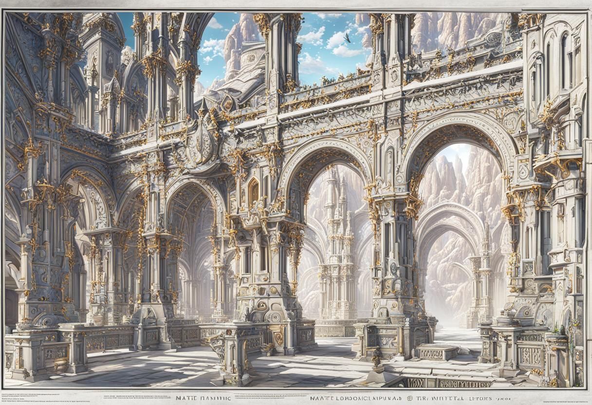 Fantastical Matte Painting in Deep Color