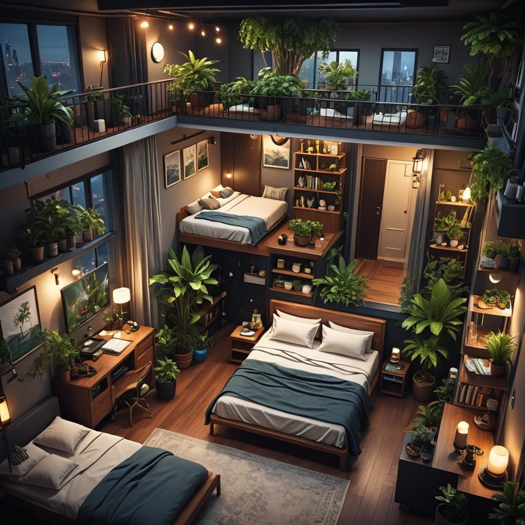 Fantasy Bedroom with Slide: Artstation Unreal Engine Render