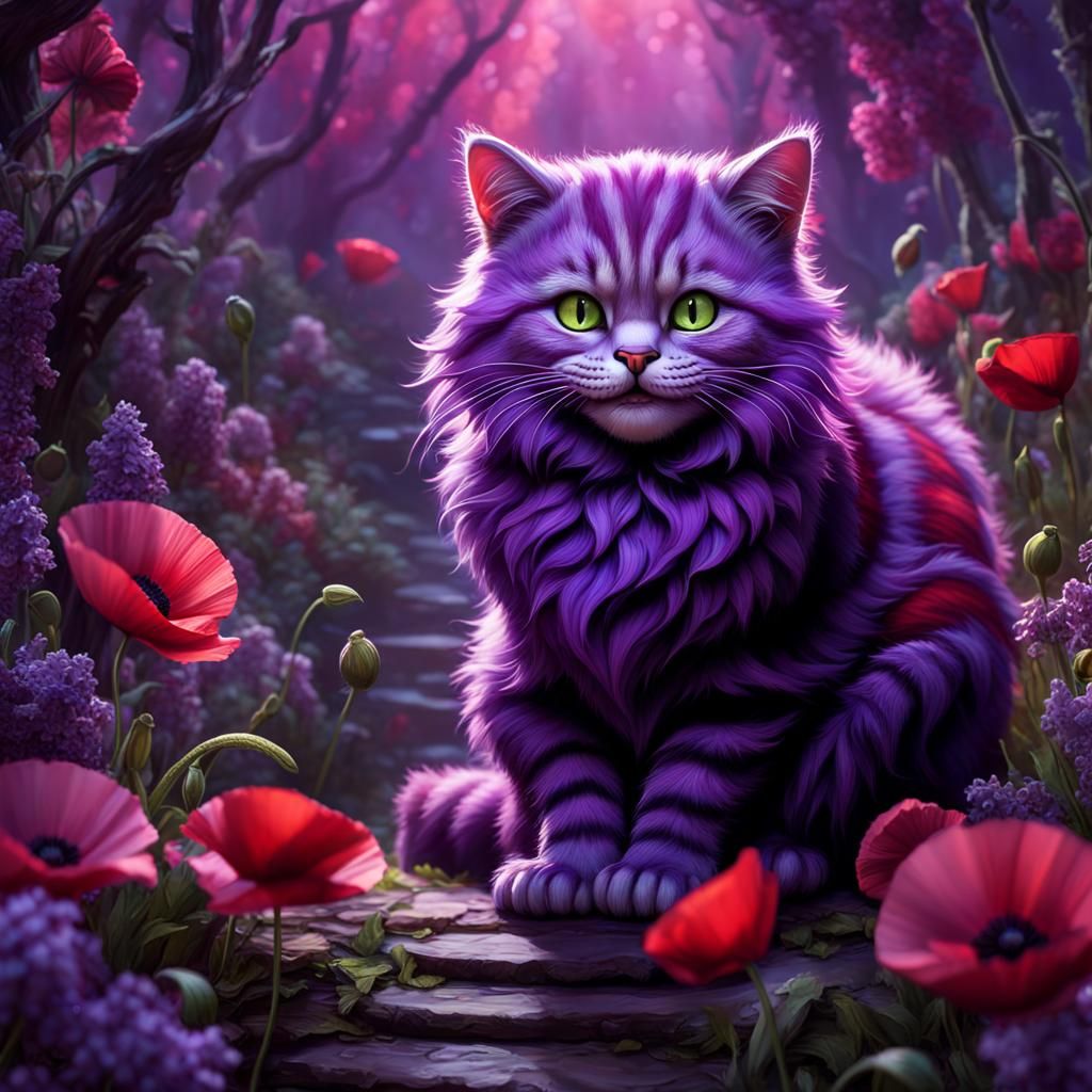 Purple cat