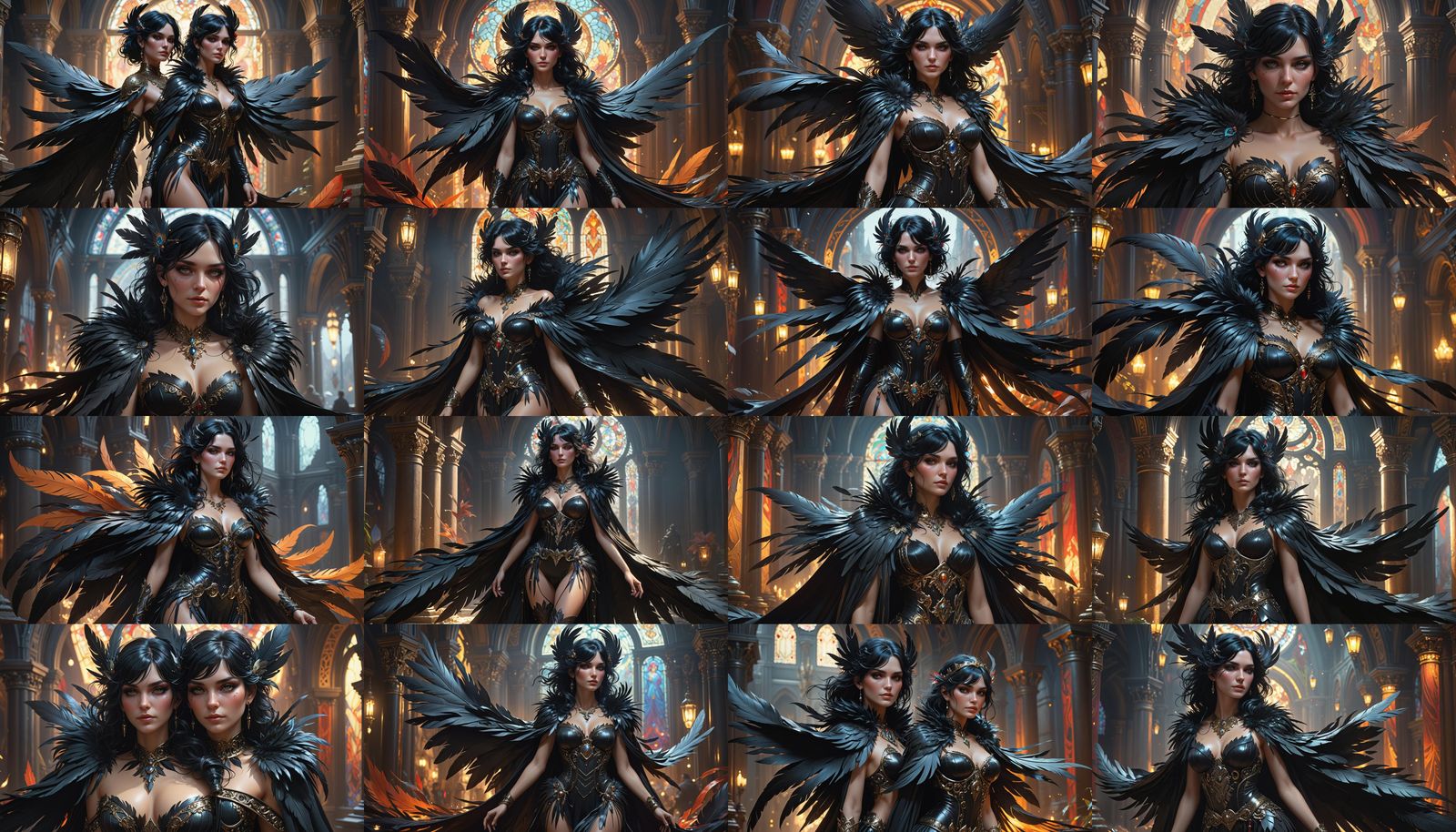 Morgan La Fae in Dark Fantasy Style