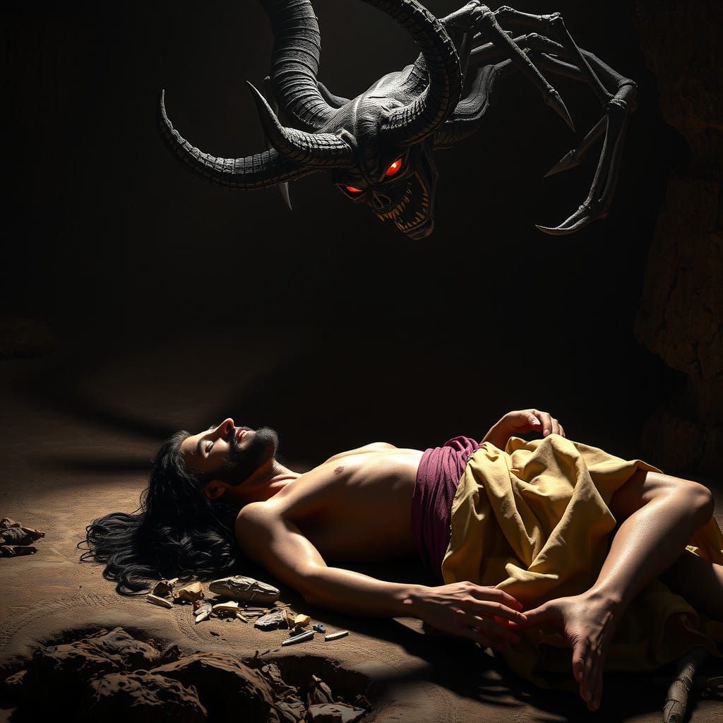 Jesus Christ's Ascension: A Dark, Cinematic Masterpiece