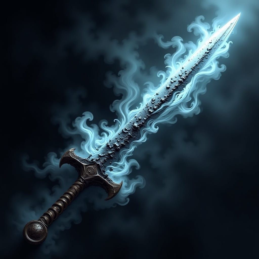 Barnacle Cutlass with Spectral Glow