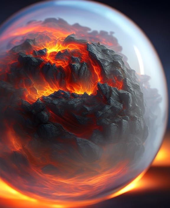 Fantasy Orb of Creation on Windswept Stand