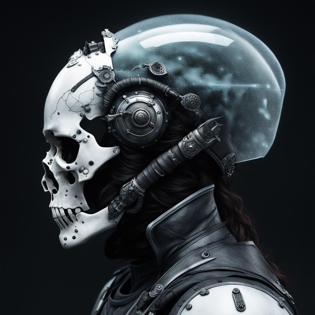 Icy Glow Portrait in Hyperdetailed Style