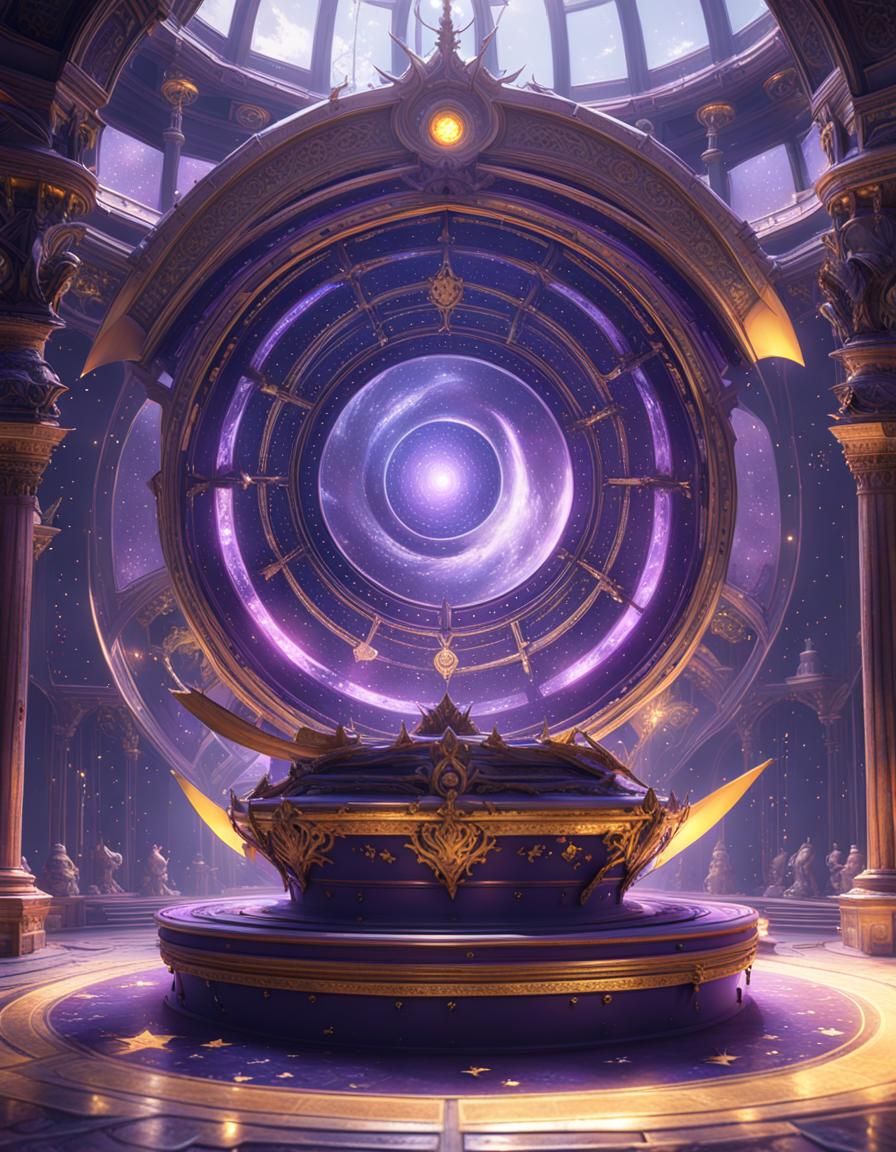 Stars and Moons Dark Fantasy Concept Art