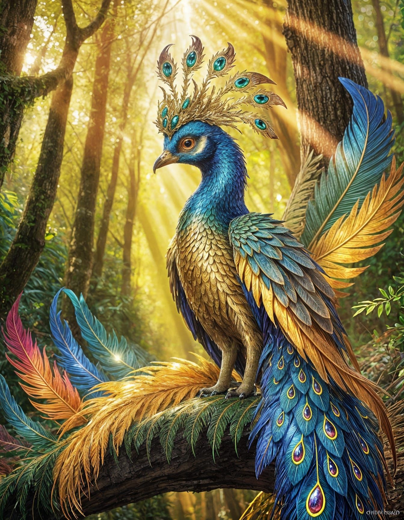 Enchanting Magical Creature in Mystical Forest