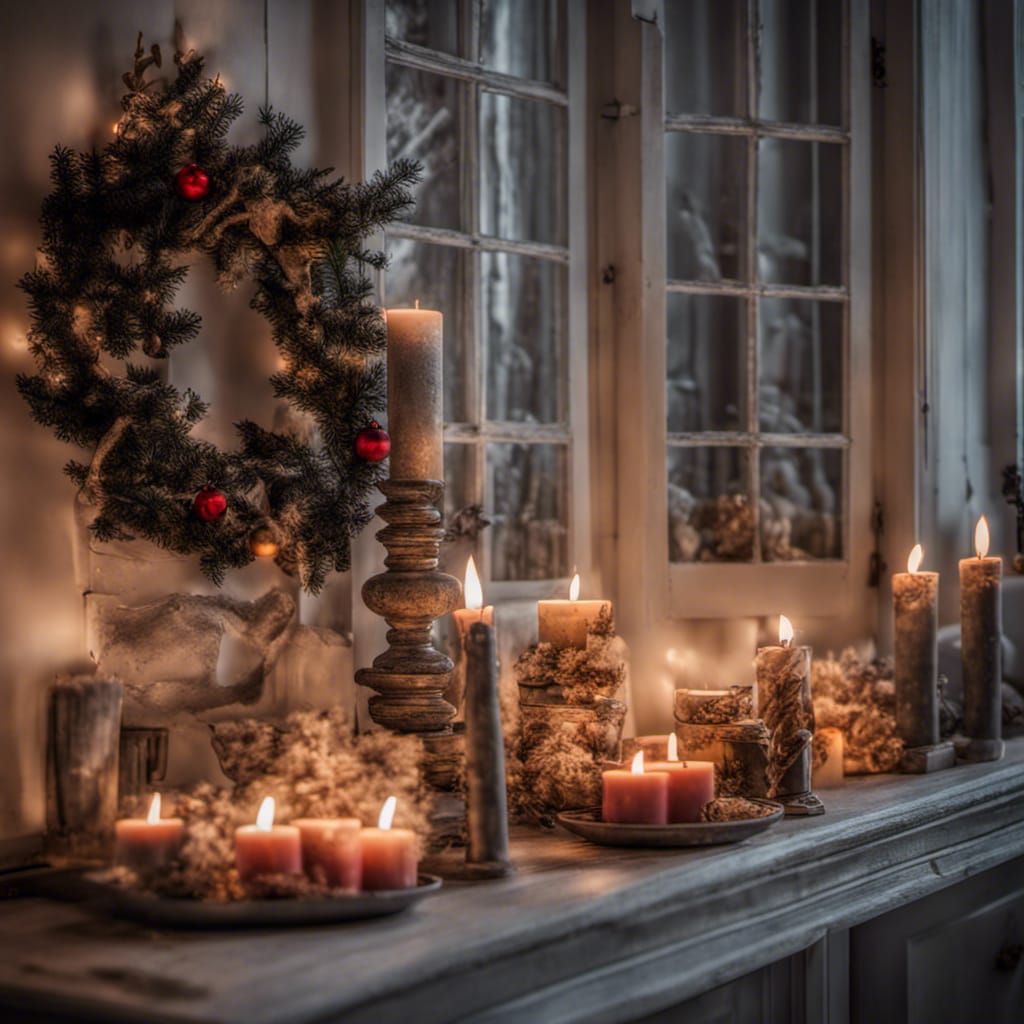Cozy Scandinavian Christmas Home by Candlelight