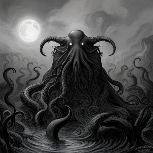 High Gothic Horror: Cthulhu God Revealed