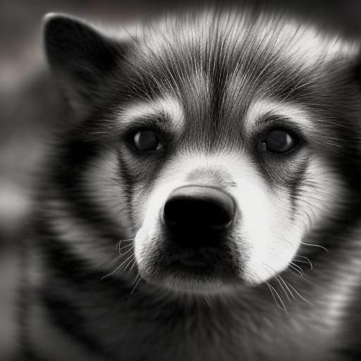 Cute Mexican Wolf Cub in Natural Habitat