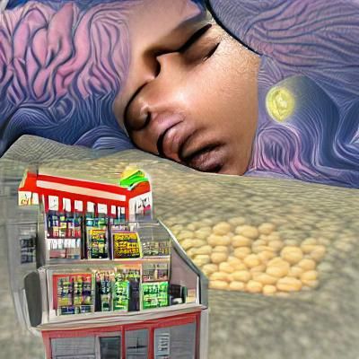 Dreamlike Nighttime Corner Store Visit