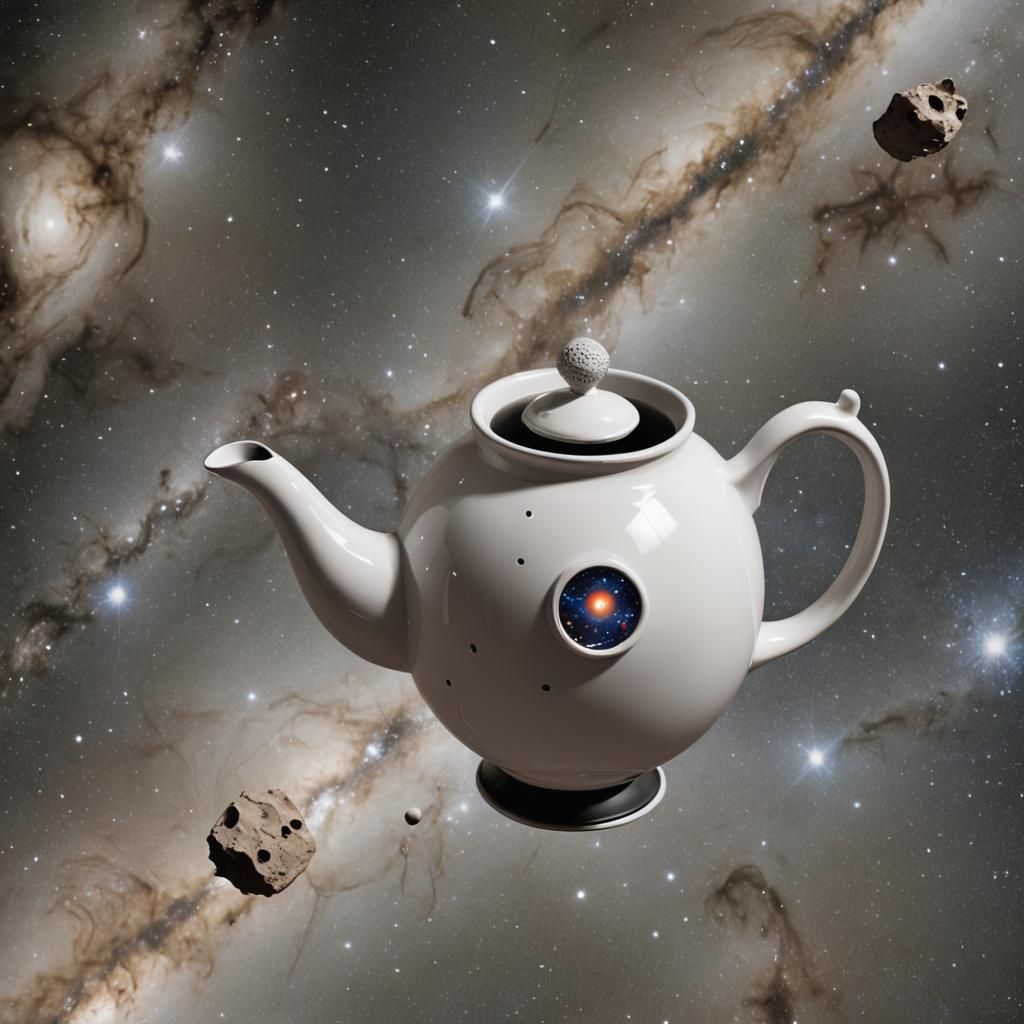 Bertrand Russell’s teapot….which could be in space..:)
