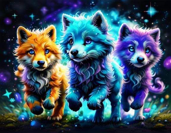 Cute Fantasy Animals Generated by AI