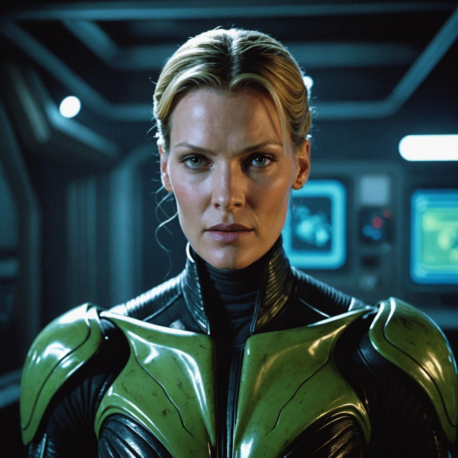 Natasha Henstridge as Sil: Cinematic Alien Portrait