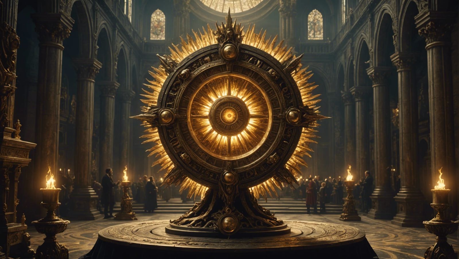 Epic Monstrance: A Cinematic Digital Masterpiece