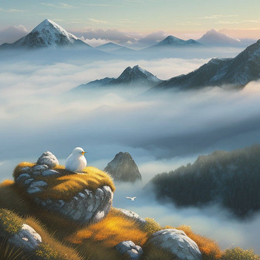 Idyllic Gemstone Mountain Range