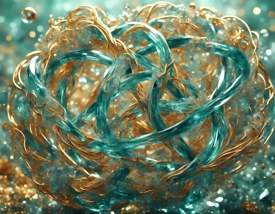 Detailed 3D Celtic Knots in Digital Art