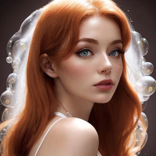 pretty ginger woman