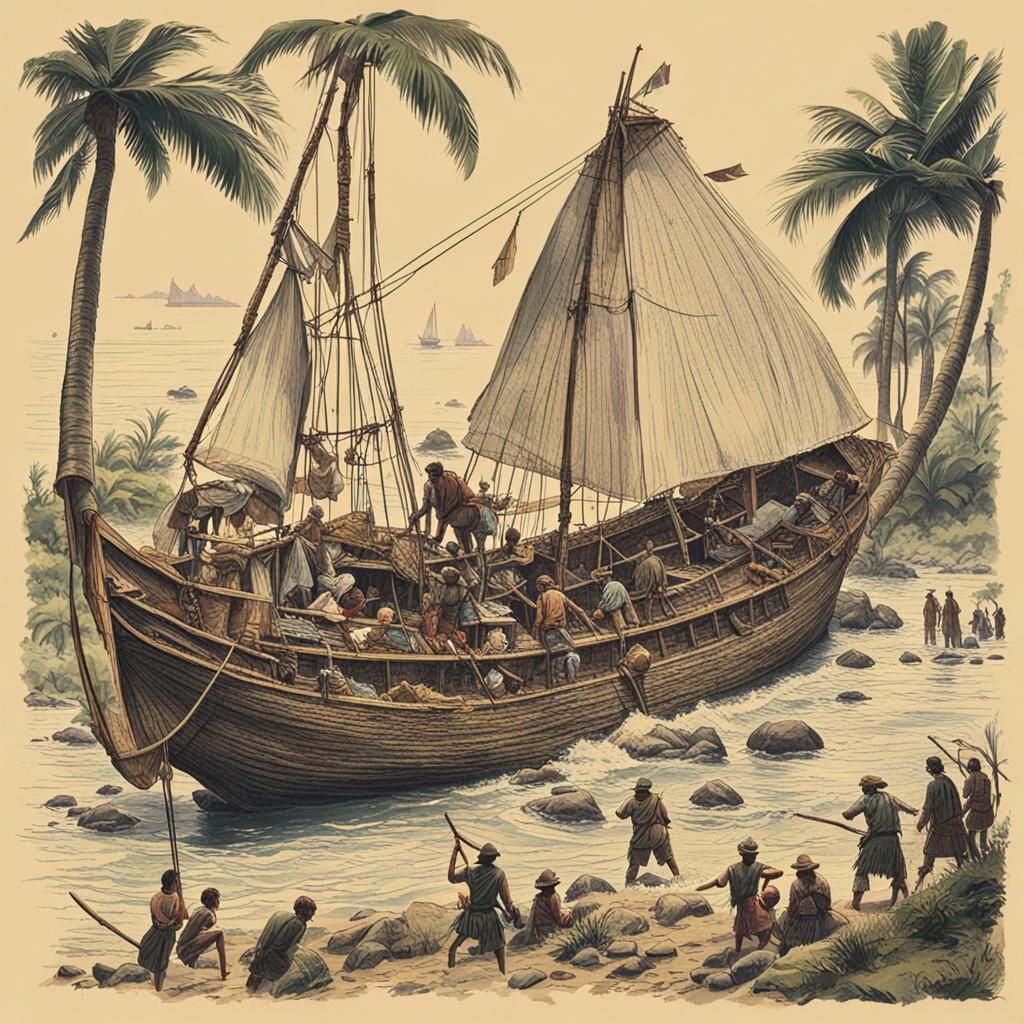 Kon-Tiki Expedition at Tamaa Maohi Island