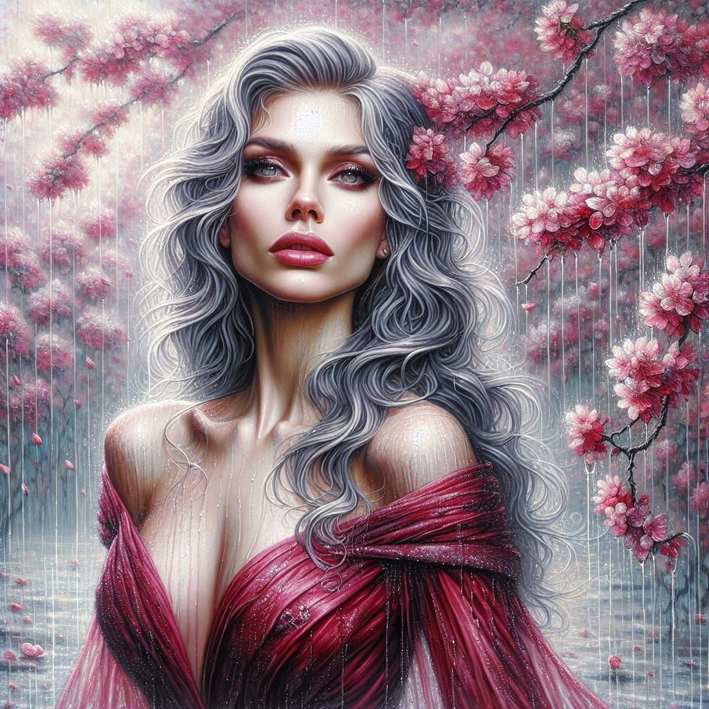Rain soaked stunning beauty