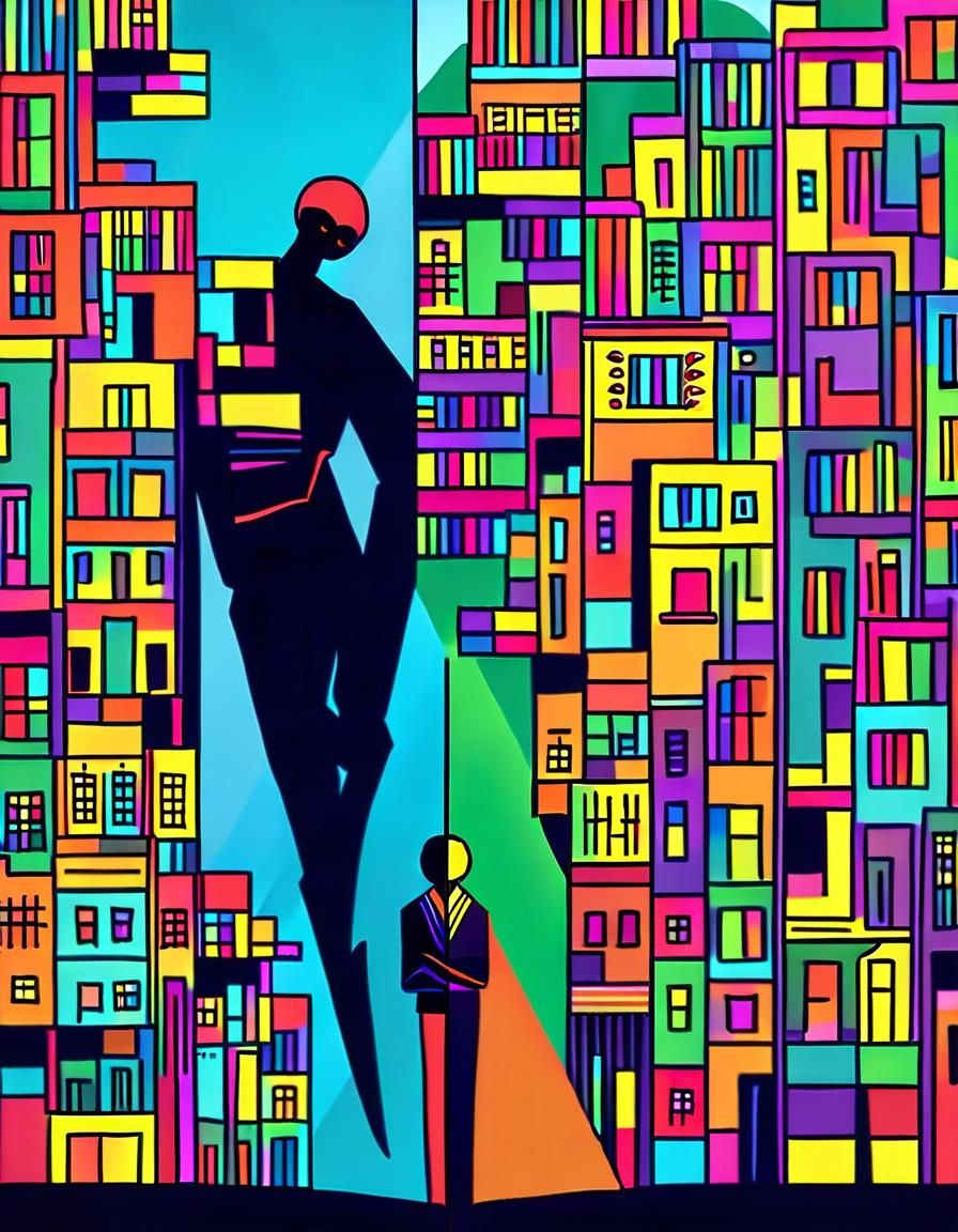 Grim Lich and Cheerful Worker in Fantasy Concept Art