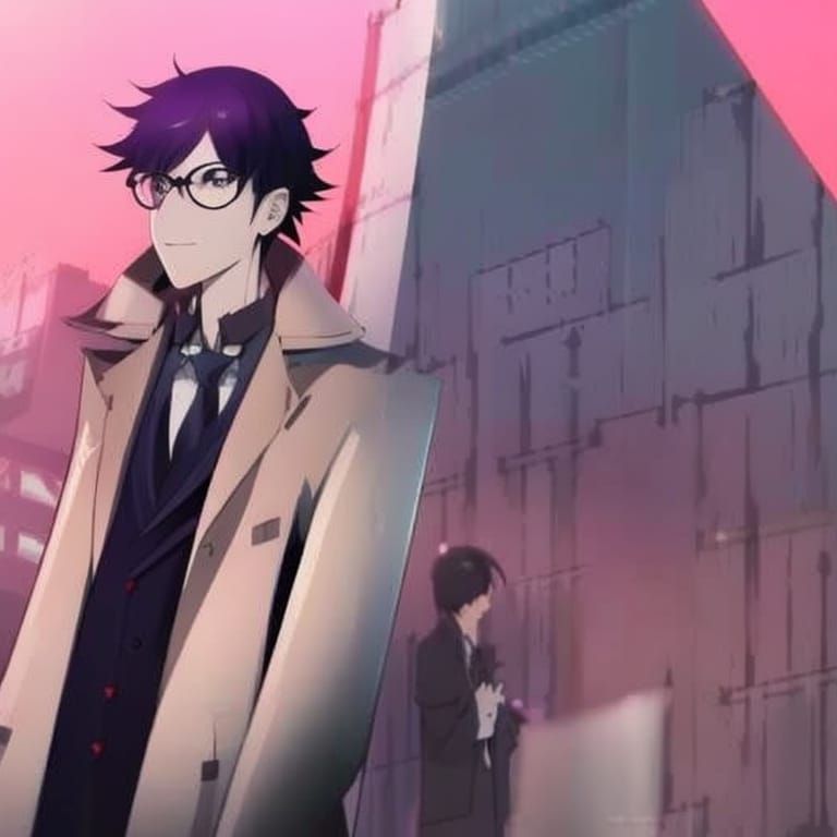 Evil Lawyer in Anime Style Key Visual