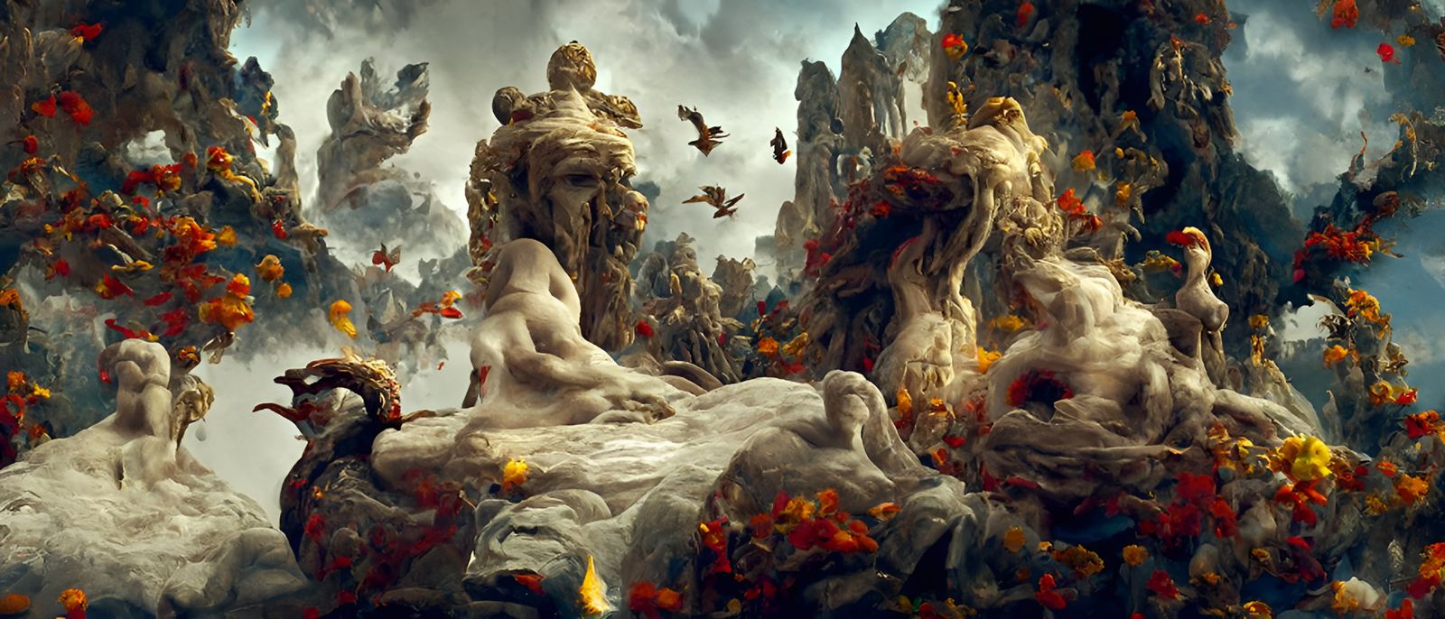 Prometheus Tormented: Classical Mythology Painting