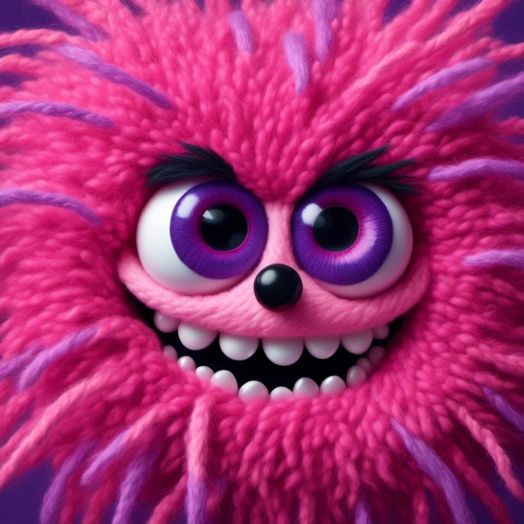 Hyperrealistic Pastel Fuzzy Creature with Antennas